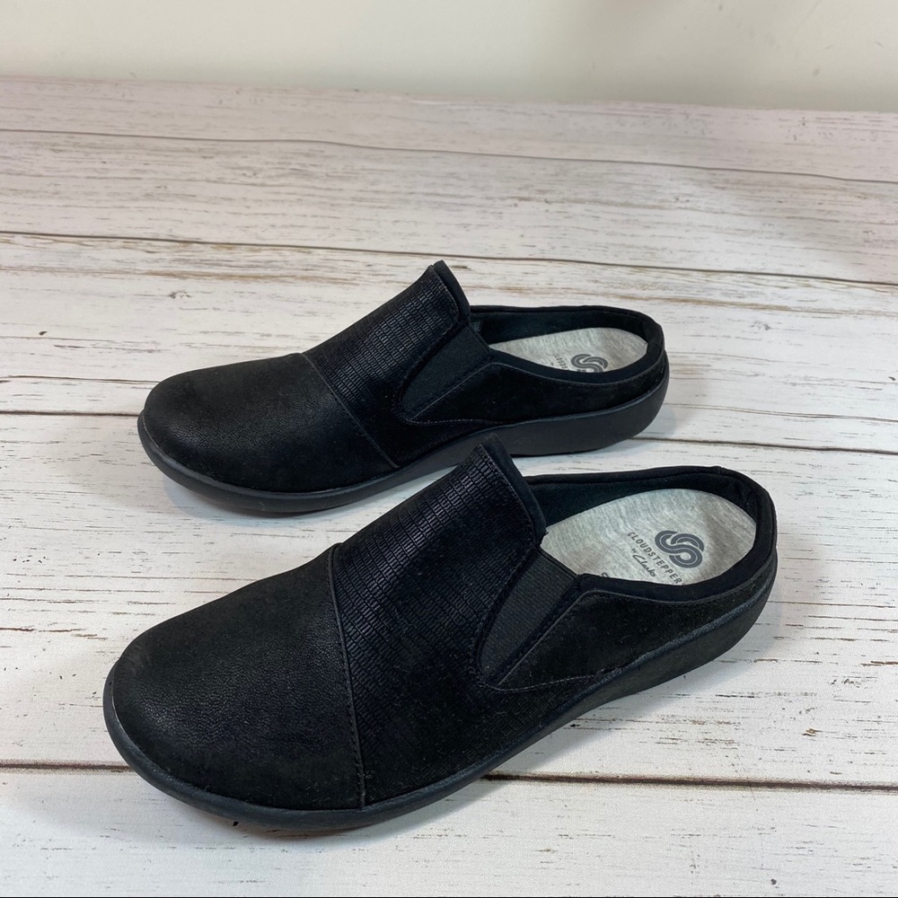 Clark’s Cloud Stepper Sillian Free Black Clogs - image 4